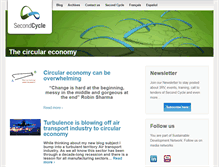 Tablet Screenshot of blog.secondcycle.net